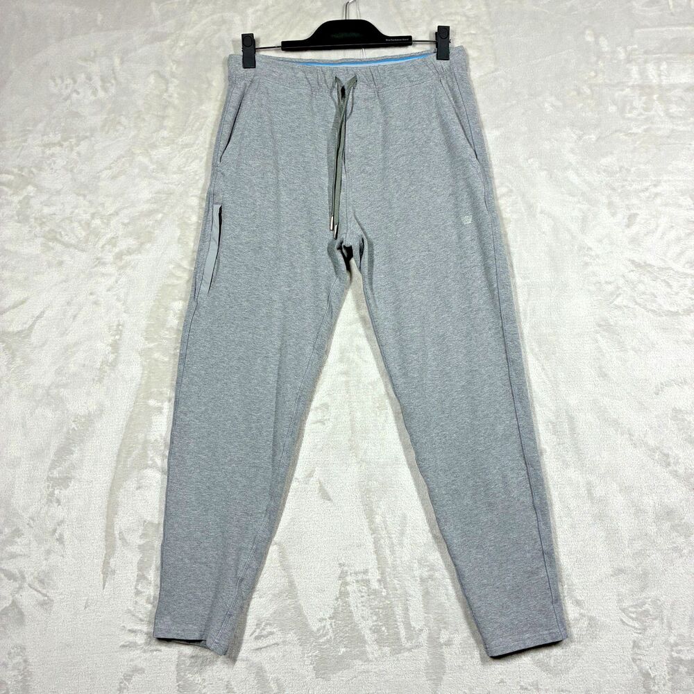 Mack Weldon ACE Sweatpant Medium Heather Gray Daily Wear Tapered Jogger Stretch